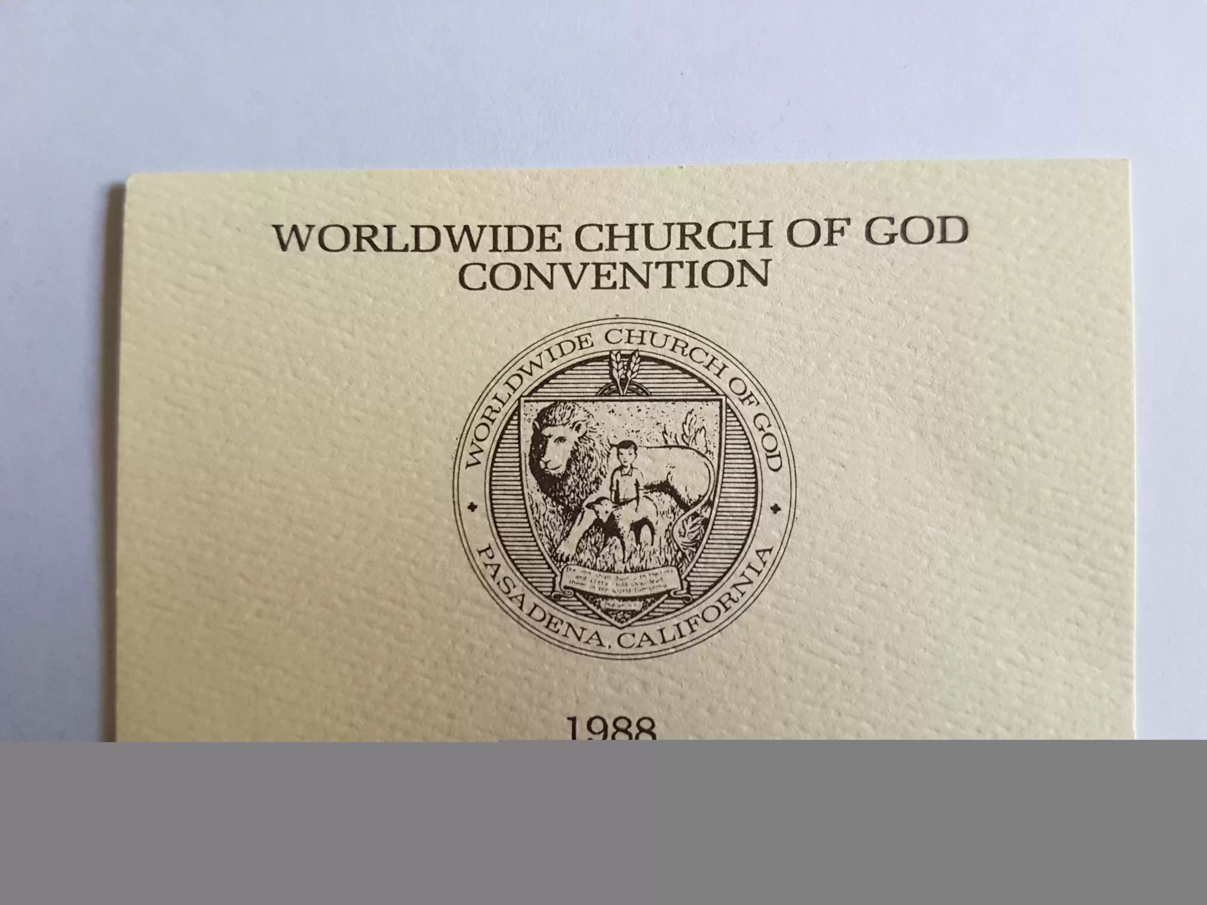 Convention(FOT) card